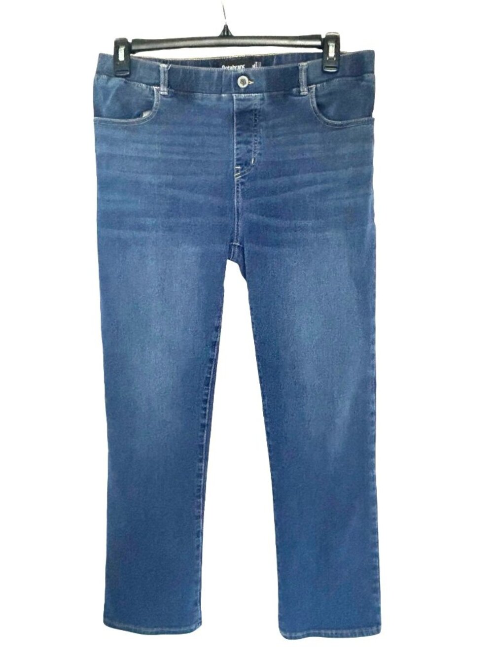 Betabrand Pull On Jeans XLP Petite Straight Leg